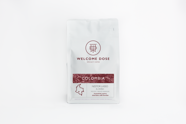 Colombia Nestor Lasso filter coffee beans by welcome dose