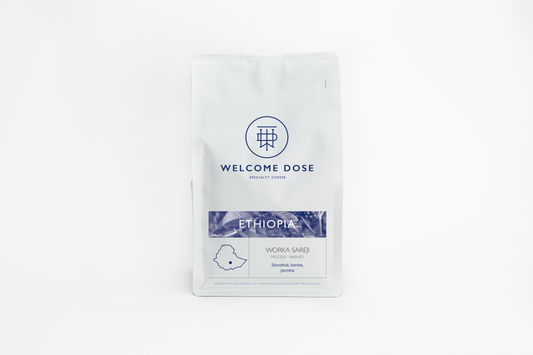 Ethiopia Worka Sareji filter coffee beans by welcome dose
